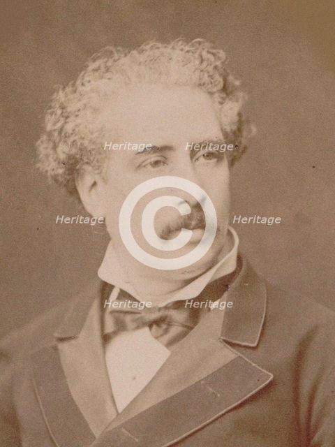 Portrait of the Composer Olivier Métra (1830-1889)  , 1870. Creator: Mulnier, Ferdinand (1817-1891).