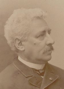 Portrait of the Composer Olivier Métra (1830-1889) , 1870s. Creator: Pirou, Eugène (1841-1909)