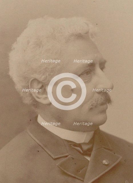 Portrait of the Composer Olivier Métra (1830-1889)  , 1870s. Creator: Pirou, Eugène (1841-1909).
