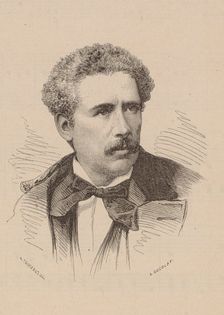 Portrait of the Composer Olivier Métra (1830-1889). Creator: Tourfaut, Léon Alexandre (?-1883)