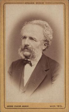 Portrait of the Composer August Wilhelm Ambros (1816-1876), 1773. Creator: Photo studio Georg Friedrich Munck, Vienna