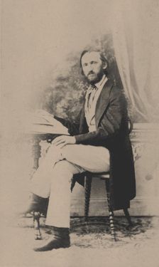 Portrait of the composer August Conradi (1821-1873)