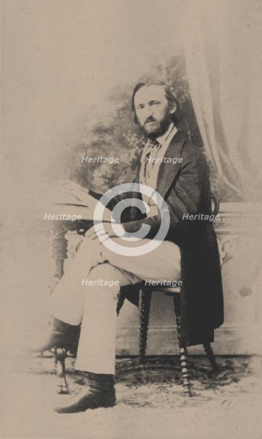 Portrait of the composer August Conradi (1821-1873).