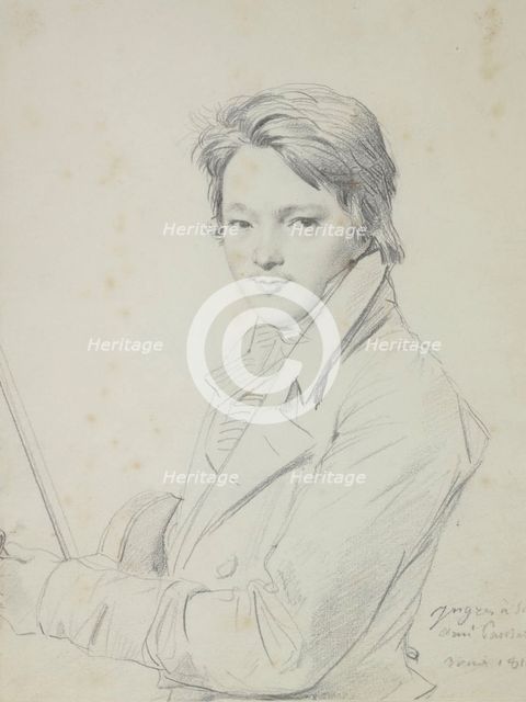 Portrait of the composer Auguste-Mathieu Panseron (1796-1859), 1815-1818. Creator: Ingres, Jean Auguste Dominique (1780-1867).
