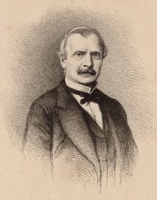 Portrait of the Composer Auguste Mermet (1810-1889), 1876. Creator: Anonymous