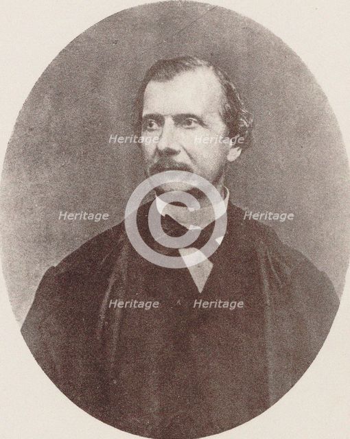 Portrait of the Composer Auguste Mermet (1810-1889). Creator: Anonymous.