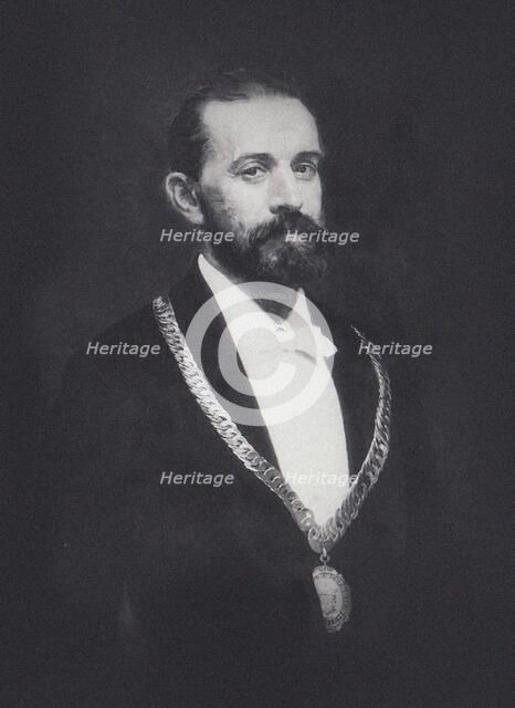 Portrait of the composer Achilles Nikolayevich Alferaki (1846-1919). Creator: Anonymous.