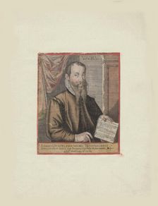 Portrait of the composer Adam Gumpelzhaimer (1559-1625), 1605. Creator: Custos, Dominicus (1560-1612)