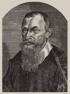 Portrait of the composer Adam Gumpelzhaimer (1559-1625). Creator: Kilian, Lucas (1579-1637)