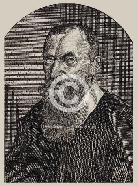 Portrait of the composer Adam Gumpelzhaimer (1559-1625). Creator: Kilian, Lucas (1579-1637).