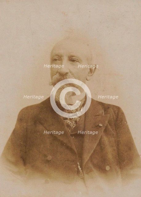 Portrait of the Composer Adam Münchheimer (1830-1904), c. 1890. Creator: Münchheimer, Adam junior (1861-1900).