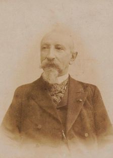 Portrait of the Composer Adam Münchheimer (1830-1904), c. 1890. Creator: Münchheimer, Adam junior (1861-1900)