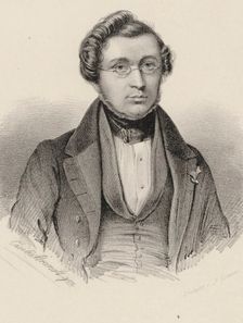 Portrait of the composer Adolphe Adam (1803-1856)