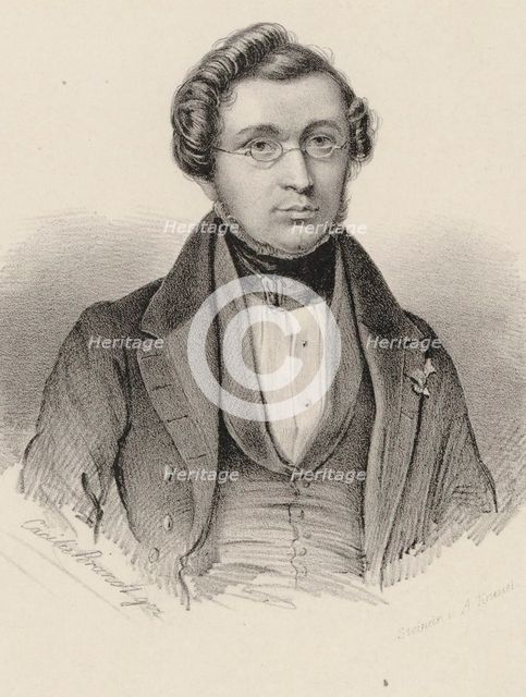 Portrait of the composer Adolphe Adam (1803-1856).