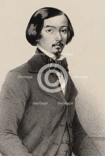 Portrait of the composer Adolphe Fumagalli (1828-1856), 1849.