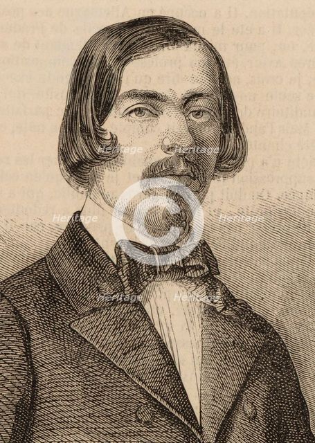 Portrait of the composer Adolphe Fumagalli (1828-1856), 1855.