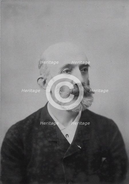 Portrait of the composer Adolphe Léopold Danhauser (1835-1896), 1890. Creator: Photo studio Paul Berger.