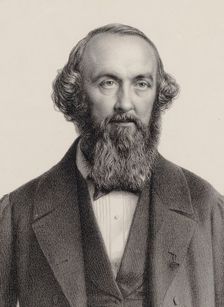 Portrait of the Composer Adrien de La Fage (1801-1862). Creator: Alophe, Marie-Alexandre Menut (1812-1883)