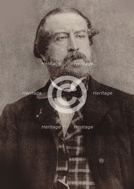 Portrait of the composer Adrien-Louis-Victor Boieldieu (1815-1883), 1870.