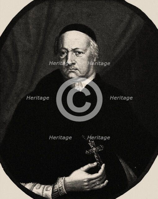 Portrait of the Composer Agostino Steffani (1654-1728) , ca 1715. Creator: Kappers, Gerhard (?-1750).