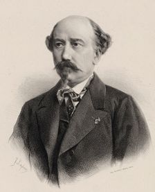 Portrait of the Composer Aimé Maillart (1817-1871). Creator: Lafosse, Jean-Baptiste Adolphe (1810-1879)