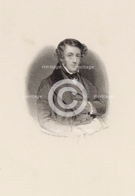 Portrait of the composer Albert Grisar (1808-1869), 1835.