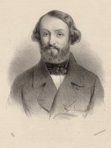 Portrait of the composer Albert Grisar (1808-1869), 1850