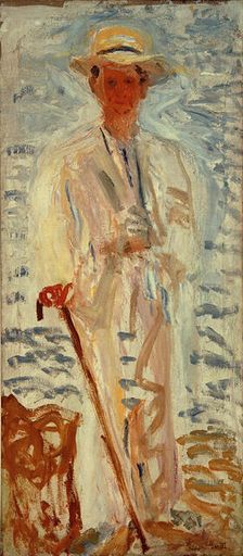 Portrait of the composer Alexander von Zemlinsky (1871-1942), 1908. Creator: Gerstl, Richard (1883-1908)