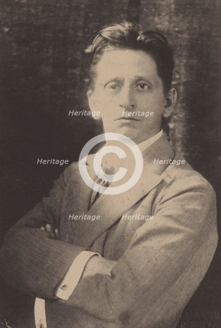 Portrait of the composer Alexander von Zemlinsky (1871-1942). Creator: Anonymous.