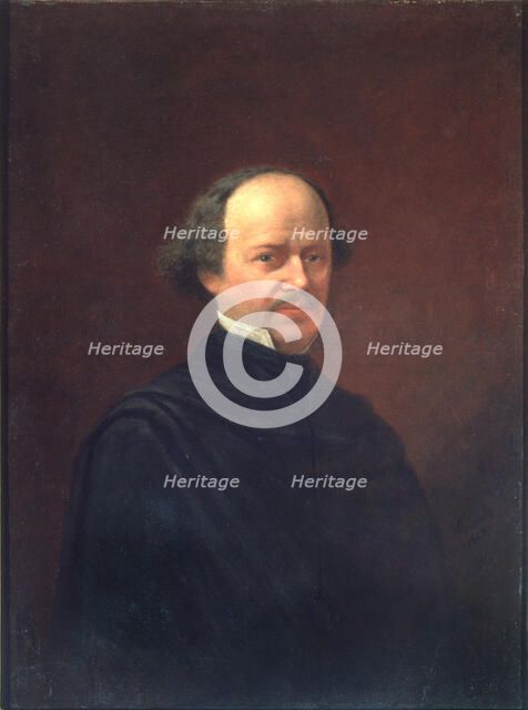 Portrait of the composer Alexander Dargomyzhsky (1813-1869), 1869. Artist: Volkov, Adrian Markovich (1827-1873)