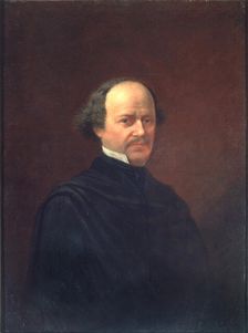 Portrait of the composer Alexander Dargomyzhsky (1813-1869), 1869. Artist: Volkov, Adrian Markovich (1827-1873)