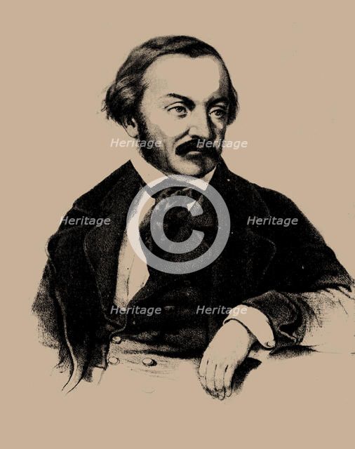 Portrait of the composer Alexander Egorovich Varlamov (1801-1848). Creator: Anonymous.