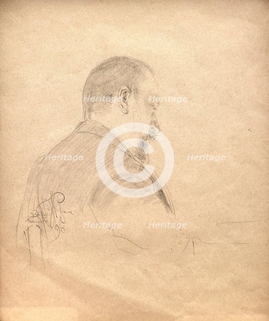 Portrait of the composer Alexander Glazunov (1865-1936), 1896.
