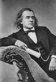Portrait of the composer Alexander Nikolayevich Serov (1820-1871). Creator: Anonymous