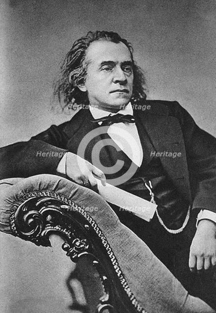 Portrait of the composer Alexander Nikolayevich Serov (1820-1871). Creator: Anonymous.