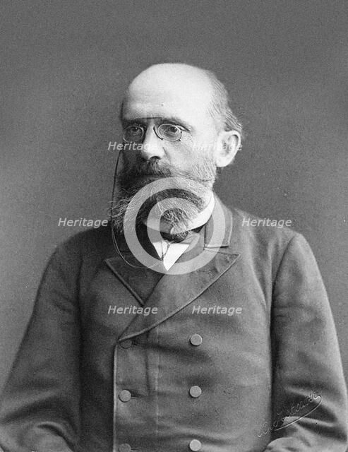 Portrait of the composer Alexander Sergeevich Famintsyn (1841-1896), c. 1890. Creator: Anonymous.