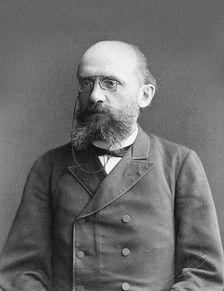 Portrait of the composer Alexander Sergeevich Famintsyn (1841-1896), c. 1890. Creator: Anonymous