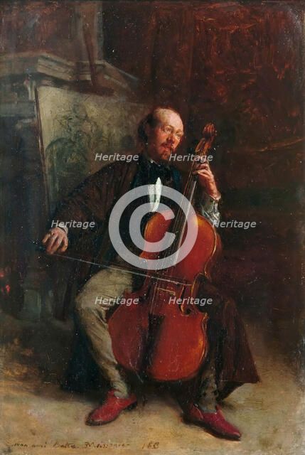 Portrait of the composer Alexandre Batta (1816-1902). Artist: Meissonier, Ernest Jean Louis (1815-1891)
