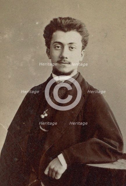Portrait of the composer Alexandre Luigini (1850-1906). Creator: Nadar, Gaspard-Félix (1820-1910).
