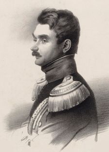 Portrait of the composer Alexei Fyodorovich Lvov (1798-1870). Creator: Anonymous