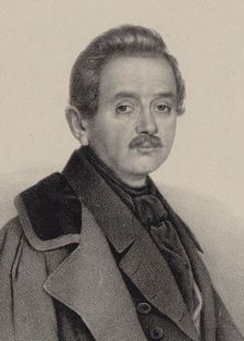 Portrait of the composer Alexei Fyodorovich Lvov (1798-1870). Creator: Anonymous
