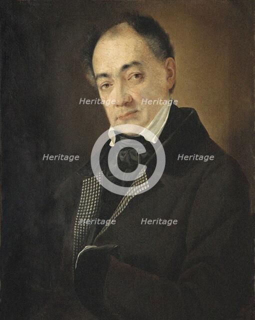 Portrait of the composer Alexey Nikolayevich Verstovsky (1799-1862), 1840s.