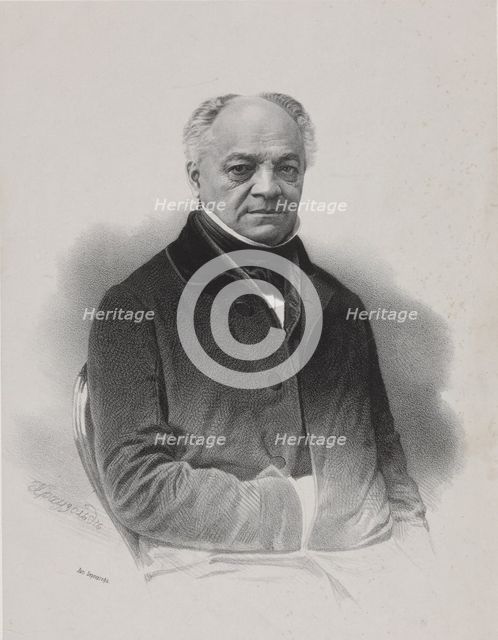 Portrait of the composer Alexey Nikolayevich Verstovsky (1799-1862), 1850s.