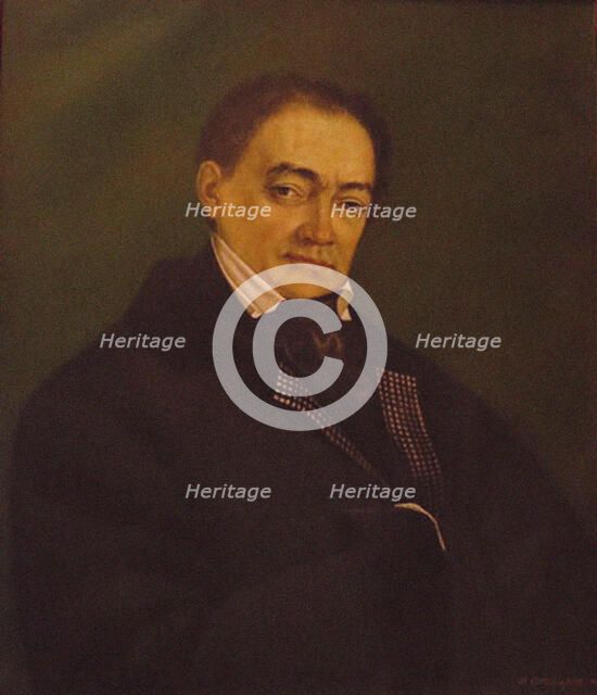 Portrait of the composer Alexey Nikolayevich Verstovsky (1799-1862), Mid of the 19th century.