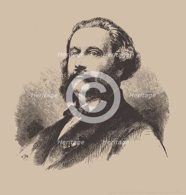 Portrait of the Composer Alfred Jaëll (1832-1882). Creator: Anonymous.