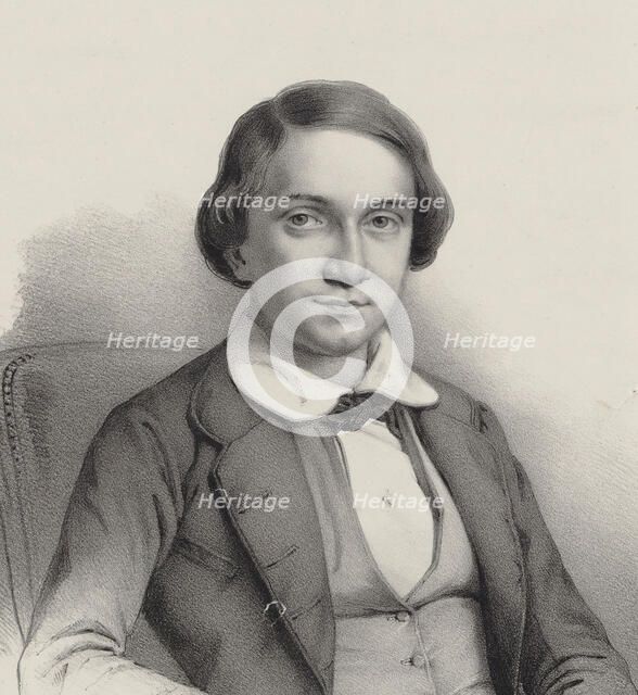 Portrait of the Composer Alfred Jaëll (1832-1882). Creator: Anonymous.