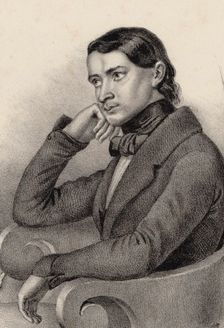 Portrait of the Composer Alfred Joly, 1850. Creator: Anonymous