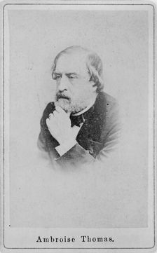 Portrait of the composer Amboise Thomas (1811-1896) , ca 1860-1870. Creator: Anonymous