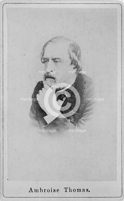 Portrait of the composer Amboise Thomas (1811-1896) , ca 1860-1870. Creator: Anonymous.