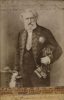 Portrait of the composer Ambroise Thomas (1811-1896), 1890s